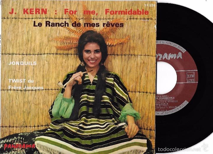 Dischi in vinile: JACKIE KERN: FOR ME, FORMIDABLE / LE RANCH DE MES R&Ecirc;VES (HOTEL HAPPINESS) / JONQUILS / TWIST DU ...