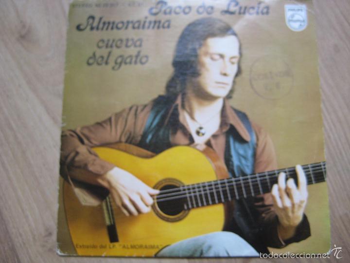 Discos de vinilo: PACO DE LUCIA Sg PHILIPS almoraima/ cueva del gato - Foto 1