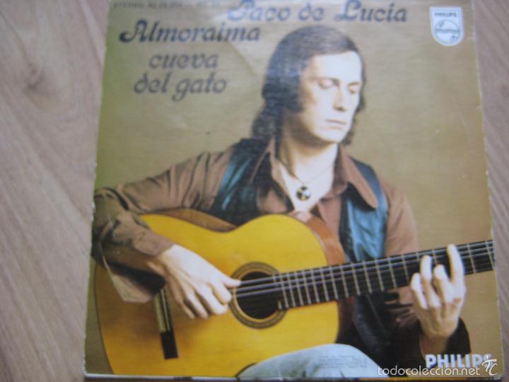 Discos de vinilo: PACO DE LUCIA Sg PHILIPS almoraima/ cueva del gato - Foto 2