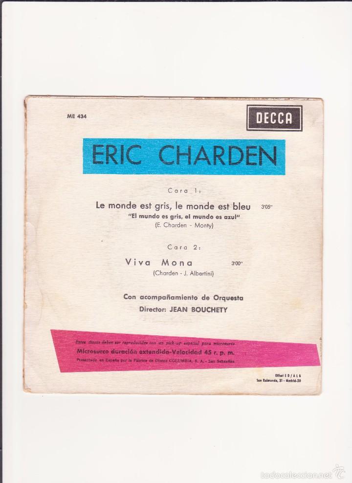 Discos de vinilo: ERIC CHARDEN - 1968 - PROMOCIONAL - Foto 2
