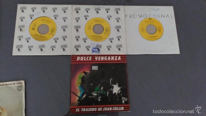 Vinyl records: LOTE DE 4 SINGLES DE DULCE VENGANZA 3 SON PROMO