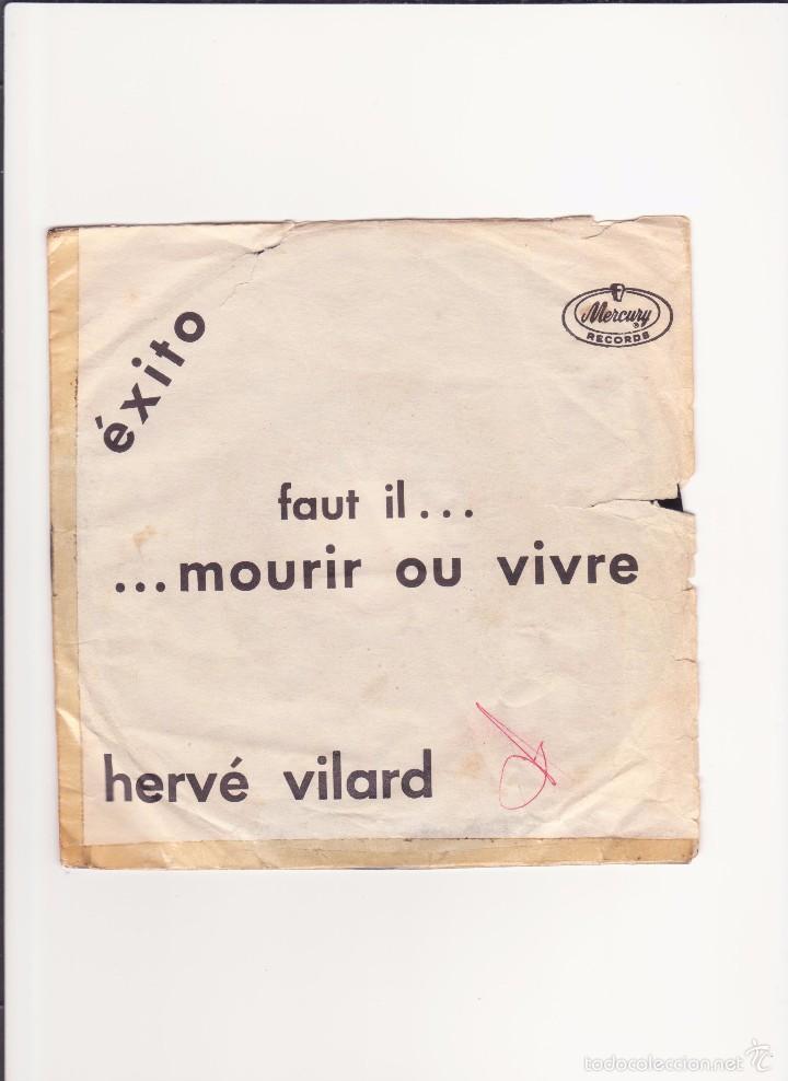 Discos de vinilo: HERV&Eacute; VILARD - 1966 - Foto 2