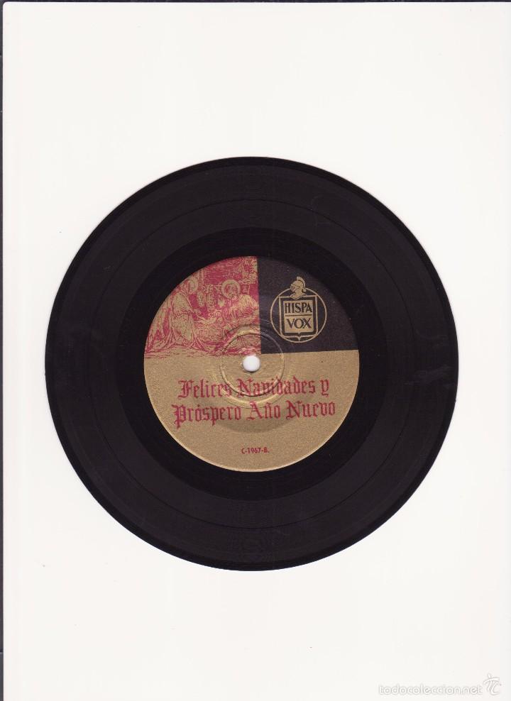Discos de vinilo: HISPAVOX FELICITA LA NAVIDAD - 1967 - Foto 3