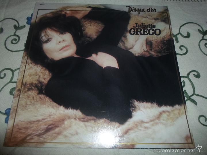Discos de vinilo: DISQUE DOR JULIETTE GRECO - Foto 1