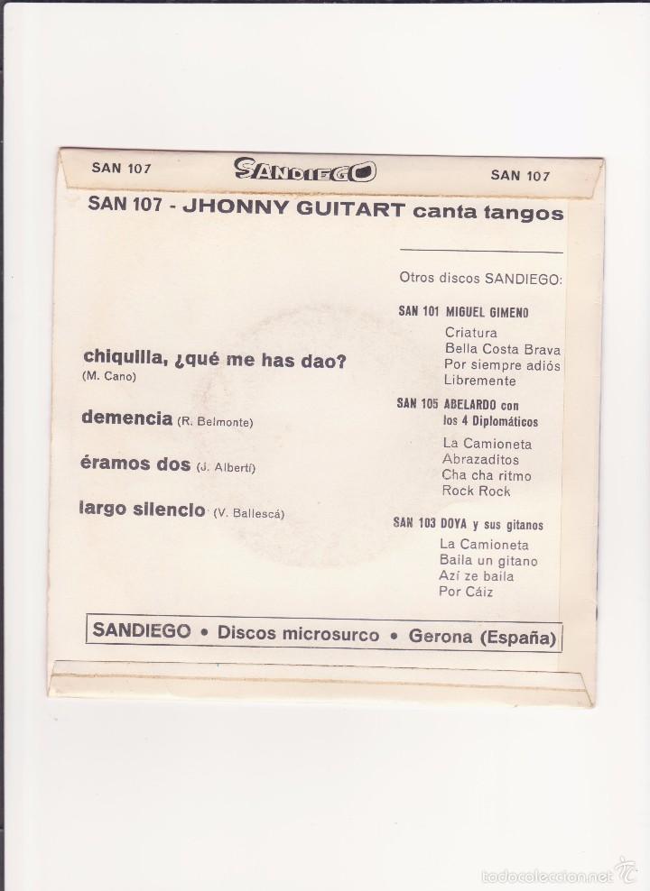Discos de vinilo: JHONNY GUITART - 1964 - - Foto 2