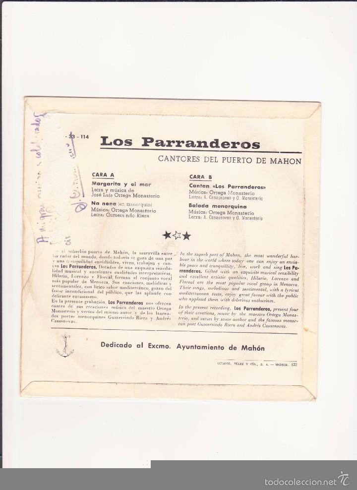 Discos de vinilo: LOS PARRANDEROS - 1966 - Foto 2