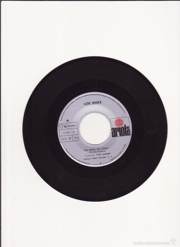 Discos de vinilo: LOS SIREX - PROMOCIONAL - Foto 3