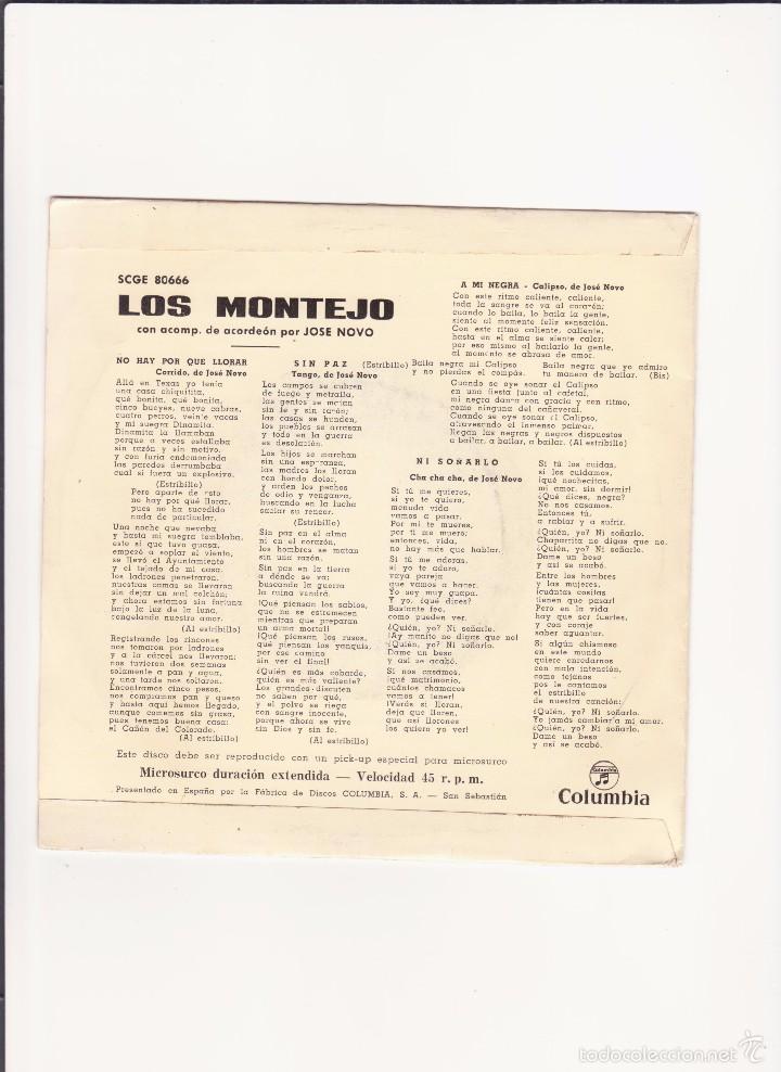 Discos de vinilo: LOS MONTEJO - 1964 - Foto 2
