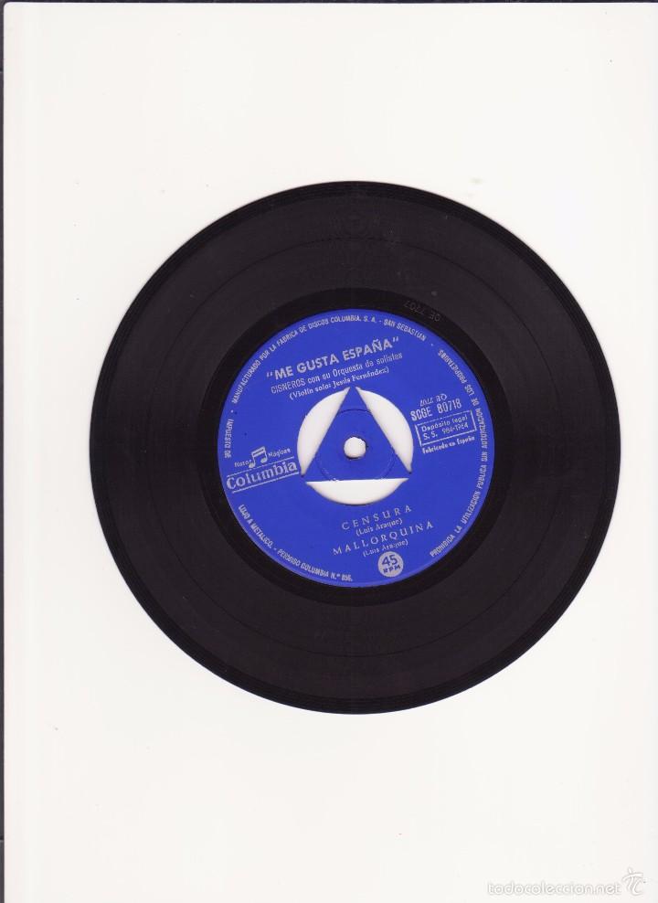 Discos de vinilo: ME GUSTA ESPA&Ntilde;A - 1964 - ORQUESTA CISNEROS - Foto 3