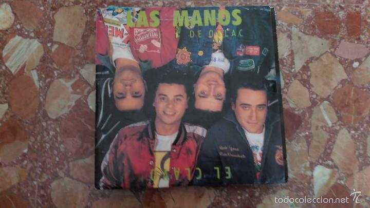 Discos de vinilo: LAS MANOS DE ORLAC / EN EL CIELO / AGUA PASADA (SINGLE 1990 - Foto 1