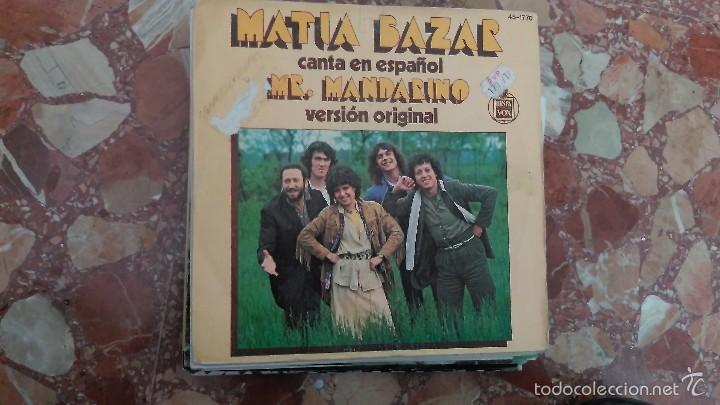 Discos de vinilo: MATIA BAZAR  MR.MADARINO - Foto 1