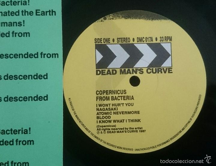 Discos de vinilo: Copernicus: From Bacteria, Lp Dead Man&acute;s Curve DMC 017, 1987. M/EX - Foto 3