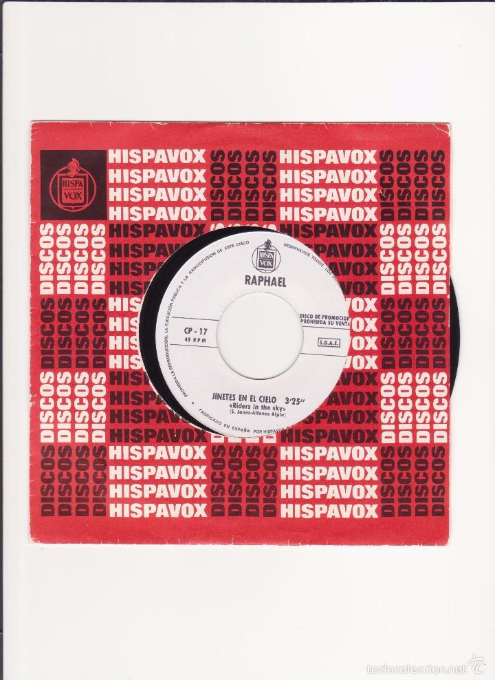 Discos de vinilo: RAPHAEL - 1969 - DISCO DE PROMOCION - Foto 1