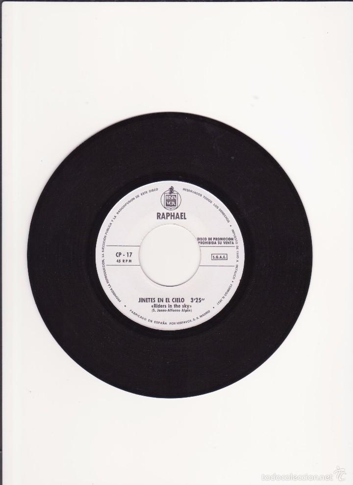 Discos de vinilo: RAPHAEL - 1969 - DISCO DE PROMOCION - Foto 2