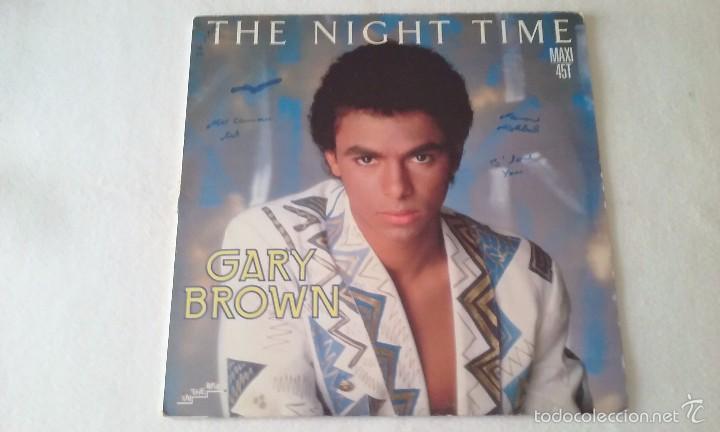 Discos de vinilo: Gary Brown - The Night Time - 1985 - Foto 1