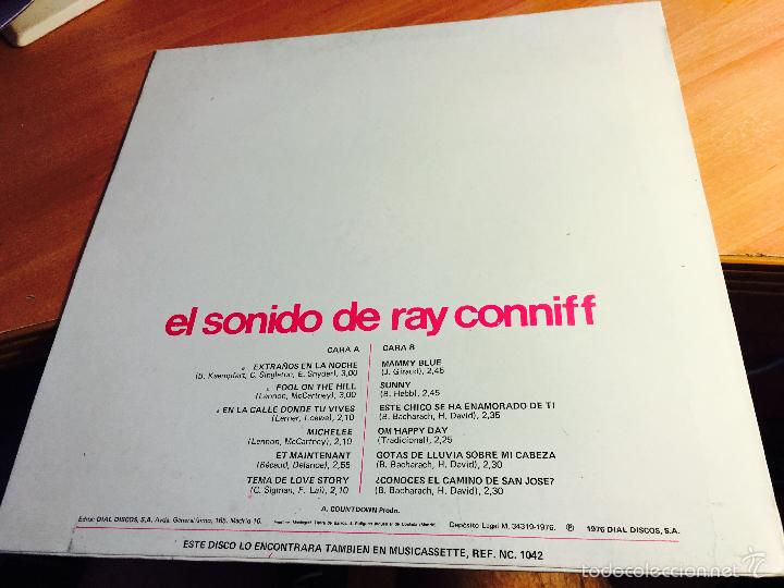 Discos de vinilo: RAY CONNIFF (EL SONIDO DE ) LP ESPA&Ntilde;A 1976 (B-17) - Foto 3
