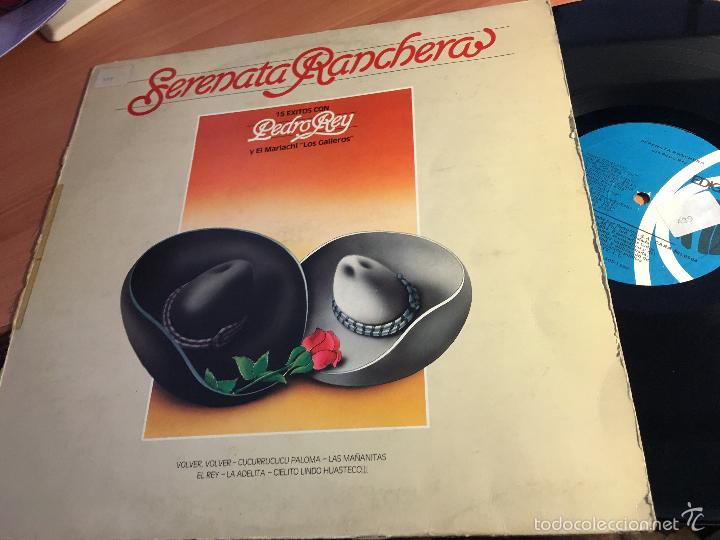 Disques de vinyle: PEDRO REY (SERENATA RANCHERA) LP ESPA&Ntilde;A 1982 (VINF)