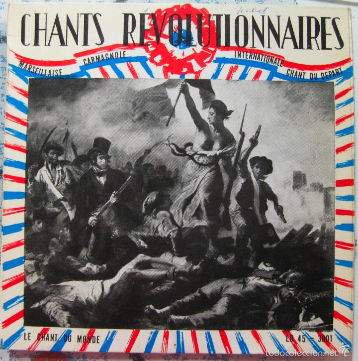 Discos de vinilo: Chants R&eacute;volutionnaires Francais. h. 1960