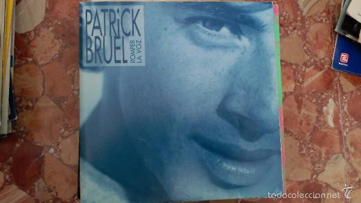 Discos de vinilo: PATRICK BRUEL - ROMPER LA VOZ + 1 SINGLE CON DOBLE PORTADA - Foto 1