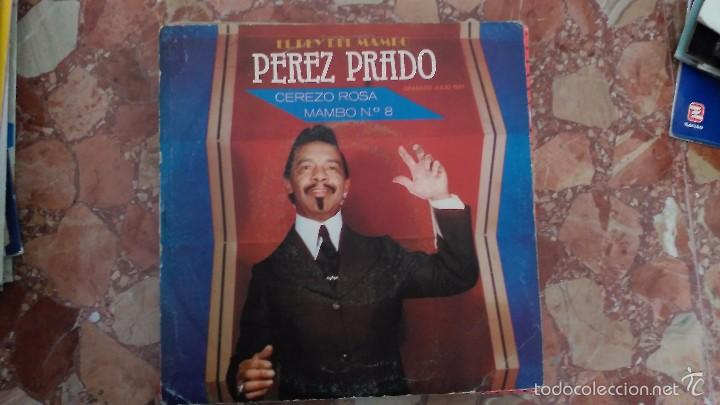 Disques de vinyle: PEREZ PRADO-CEREZO ROSA + MAMBO N&ordm;8 SINGLE VINILO 1981 PROMOCIONAL SPAIN    P