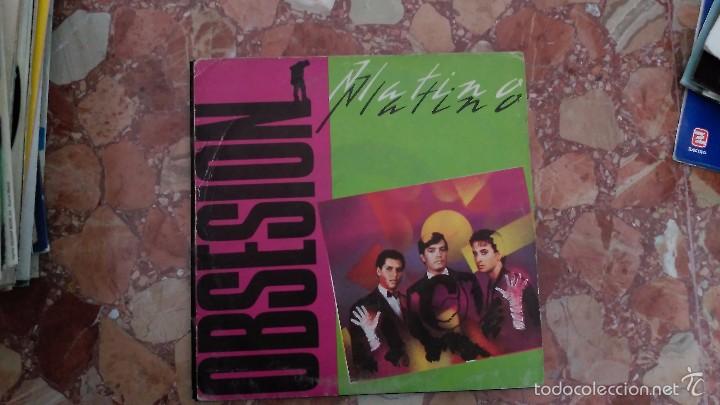 Discos de vinilo: PLATINO / OBSESION (SINGLE PROMO 1983) - Foto 1