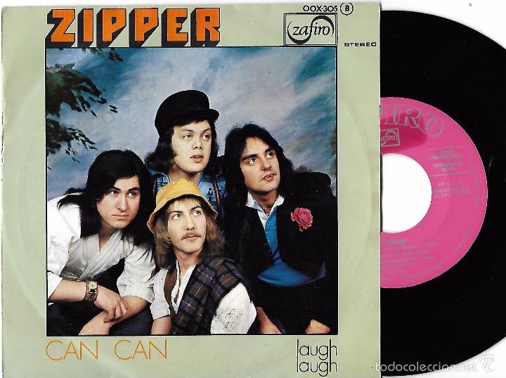 Discos de vinilo: ZIPPER: CAN CAN / LAUGH LAUGH - Foto 1