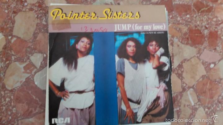 Discos de vinilo: POINTER SISTERS SINGLE PROMOCIONAL JUMP ESPA&Ntilde;A 1984 - Foto 1