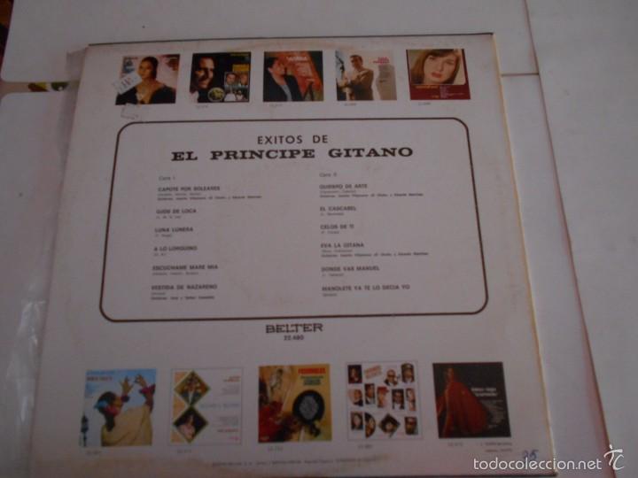 Discos de vinilo: EL PRINCIPE GITANO-LP EXITOS 1970 NUEVO - Foto 2