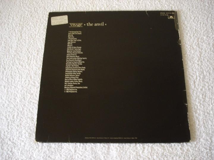 Discos de vinilo: VISAGE: THE ANVIL - LP. POLYDOR 1982 - Foto 2