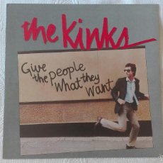 Discos de vinilo: KINKS, THE - GIVE THE PEOPLE WHAT THEY WANT (ARIOLA) LP ESPAÑA. Lote 58670106