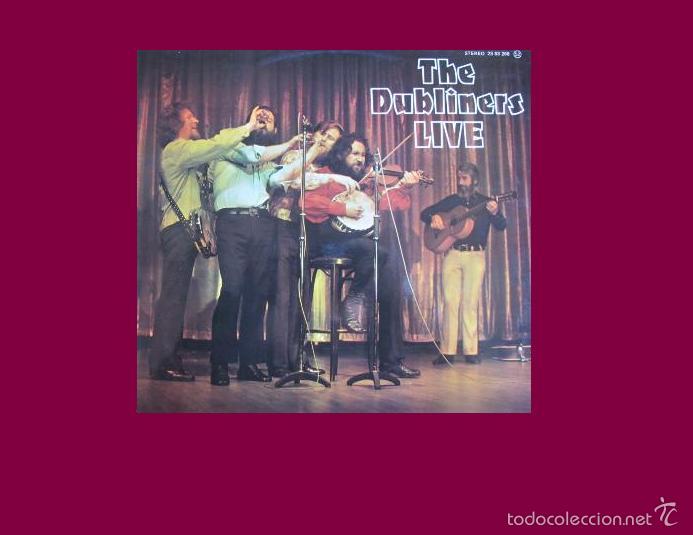 Discos de vinilo: THE DUBLINERS LIVE -, LP POLYDOR 1974 spain - Foto 1