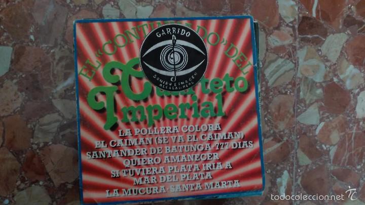 Discos de vinilo: EL CONTINUADO DEL CUARTETO IMPERIAL- LA POLLERA COLORA / EL CAIMAN / QUIERO AMANECER /LA LORA......