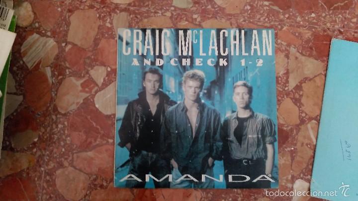 Discos de vinilo: CRAIG MCLACHLAN AND CHECK / AMANDA - DISCO PROMOCIONAL - Foto 1