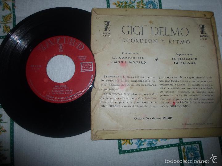 Discos de vinilo: GIGI DELMO ACORDEON Y RITMO - Foto 2