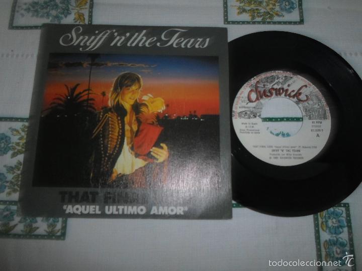 Discos de vinilo: SNIFF&acute;N&acute; THE TEARS.THAT FINAL LOVE - Foto 1