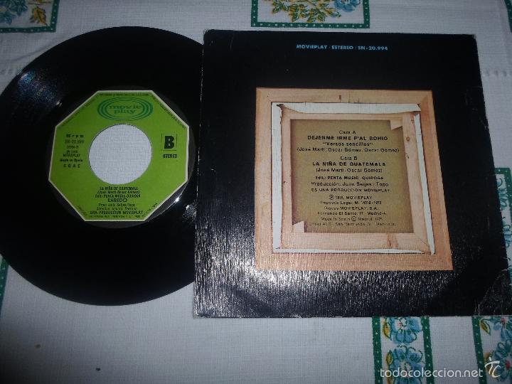 Discos de vinilo: LAREDO-DEJENME IRME P&acute;AL BOHIO - Foto 2
