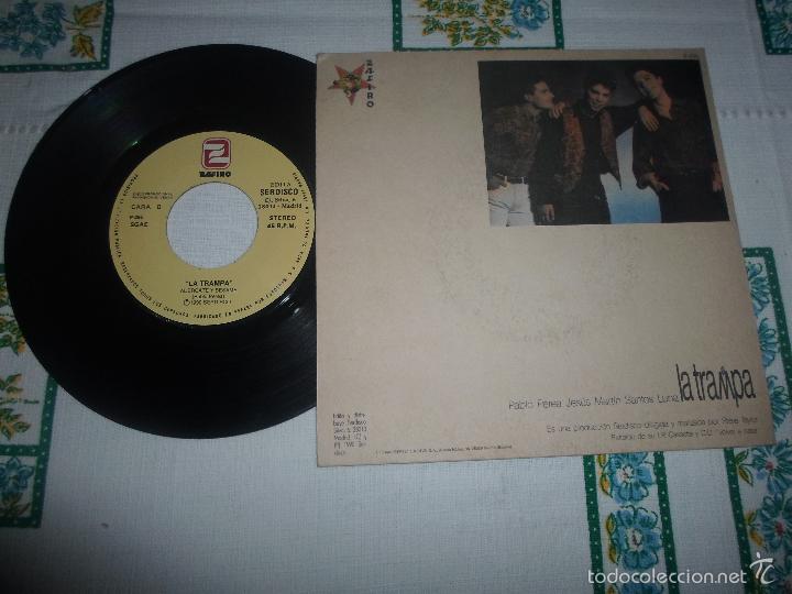 Discos de vinilo: LA TRAMPA - ACERCATE Y BESAME - Foto 2