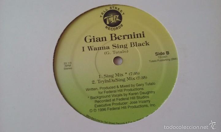 Discos de vinilo: Gian Bernini - I Wanna Sing Black - 1996 - Foto 1