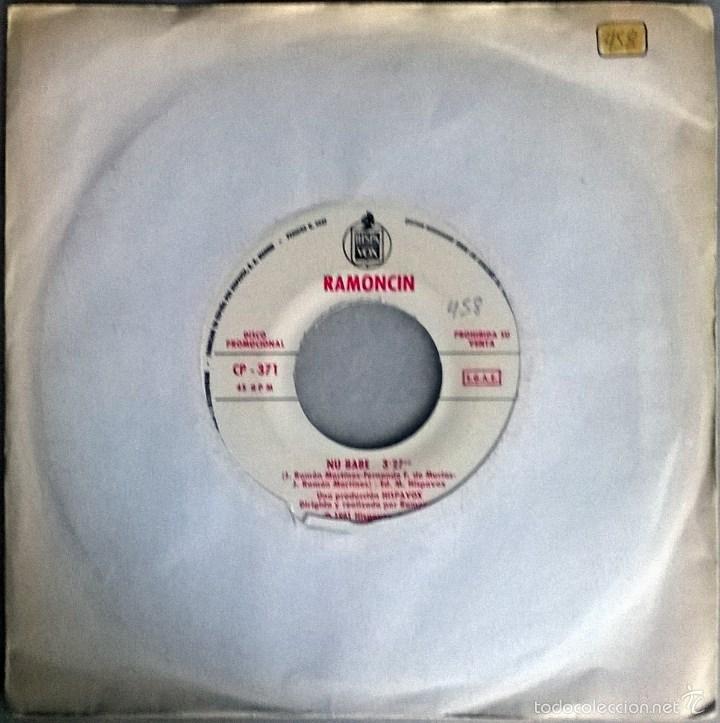 Discos de vinilo: Ramonc&iacute;n. Nu Babe (A y B). Hispavox, Spain 1981 (single promocional) - Foto 1