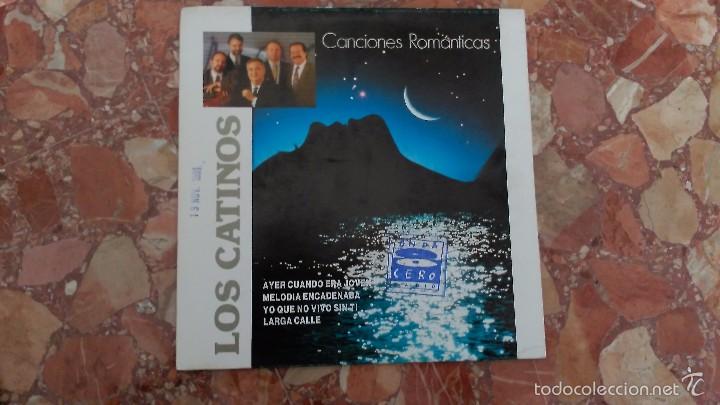 Disques de vinyle: LOS CATINOS Canciones Romanticas. Ayer cuando era joven/Larga calle/Melodia.. +1 7 EP 1991 PROMO