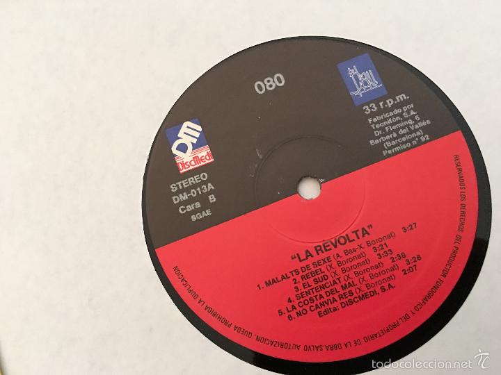 Discos de vinilo: 080 (LA REVOLTA) LP ESPA&Ntilde;A 1991 (B-17) - Foto 3