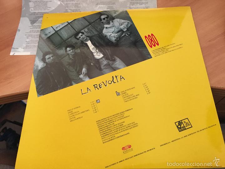 Discos de vinilo: 080 (LA REVOLTA) LP ESPA&Ntilde;A 1991 (B-17) - Foto 4