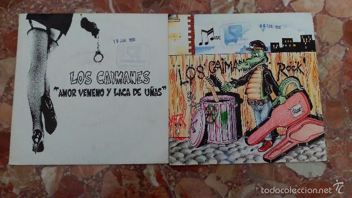 Discos de vinilo: LOTE DE 2 SINGLES DE LOS CAIMANES - Foto 1