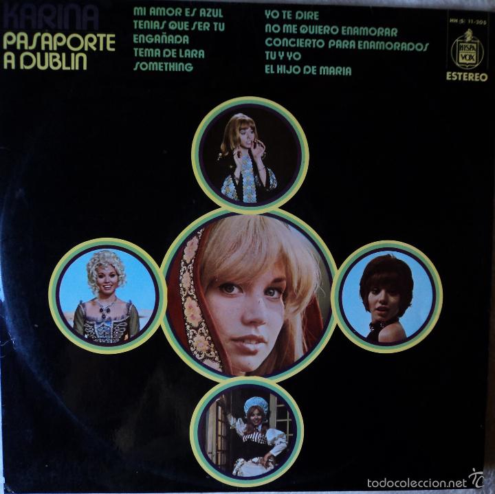 Discos de vinilo: Karina - Pasaporte a Dublin - Edici&oacute;n de 1971 de Espa&ntilde;a - Foto 1