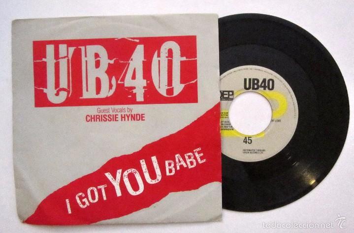 Discos de vinilo: (25) VINILO EP single UB40 I GOT YOU BABE - Foto 1