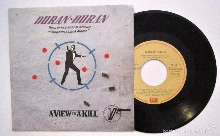 Discos de vinilo: (27) VINILO EP single DURAN DURAN A VIEW TO A KILL - Foto 1