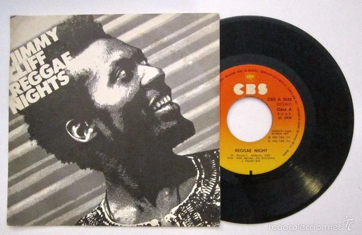 Discos de vinilo: (28) VINILO EP single JIMMY CLIFF REGGAE NIGHTS - Foto 1