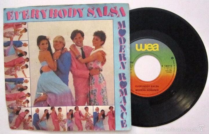 Discos de vinilo: (44) VINILO EP SINGLE EVERYBODY SALSA MODERN ROMANCE - Foto 1