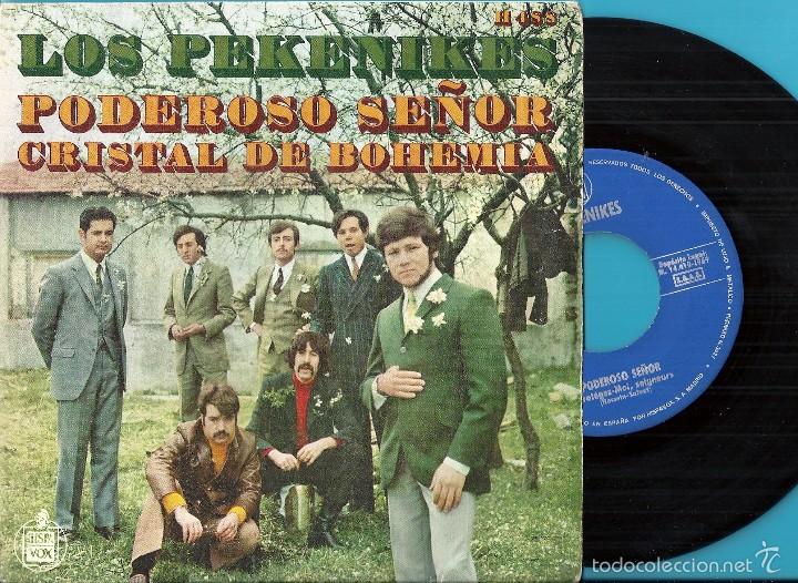 Discos de vinilo: PEKENIKES, LOS: PODEROSO SE&Ntilde;OR / CRISTAL DE BOHEMIA - Foto 1