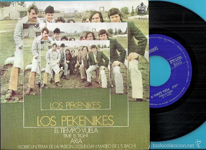 Discos de vinilo: PEKENIKES, LOS: EL TIEMPO VUELA / ARIA - Foto 1